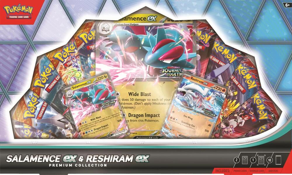 Salamence ex & Reshiram ex Premium English Collection
