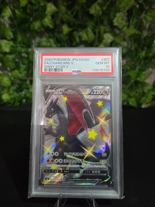 2020 Charizard V (JP) Secret Rare #307/190 PSA 10